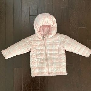 The North Face reversible 12-18 month winter coat - NEW